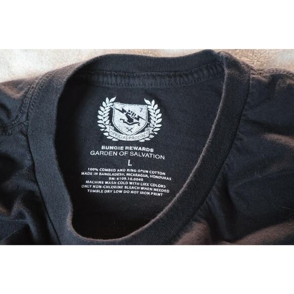 Destiny 2 Garden of Salvation Shirt Mens Large Black Bungie Rewards Vex Raid Tee - Picture 4 of 7